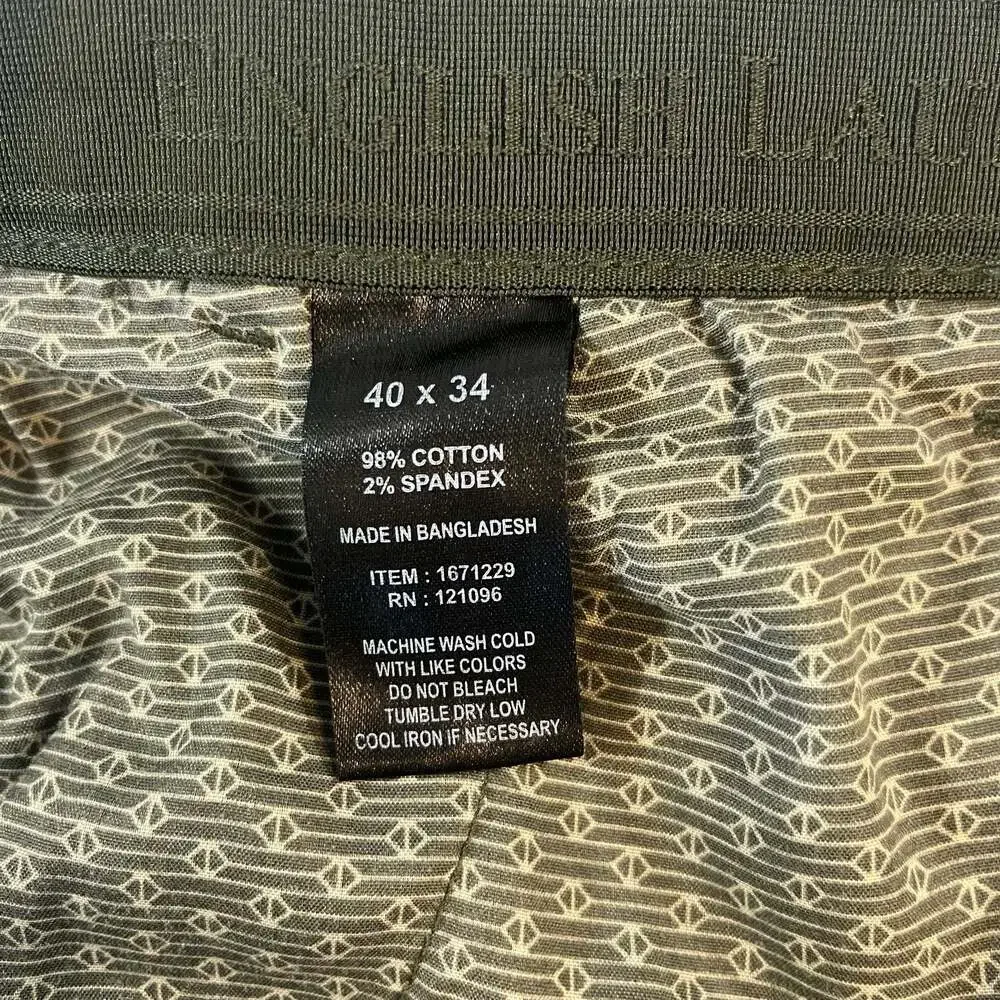 English Laundry Olive Green Men's Chino Pants